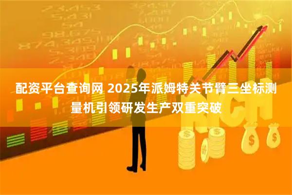 配资平台查询网 2025年派姆特关节臂三坐标测量机引领研发生产双重突破